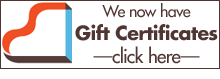 Piano With Willie Gift Certificates